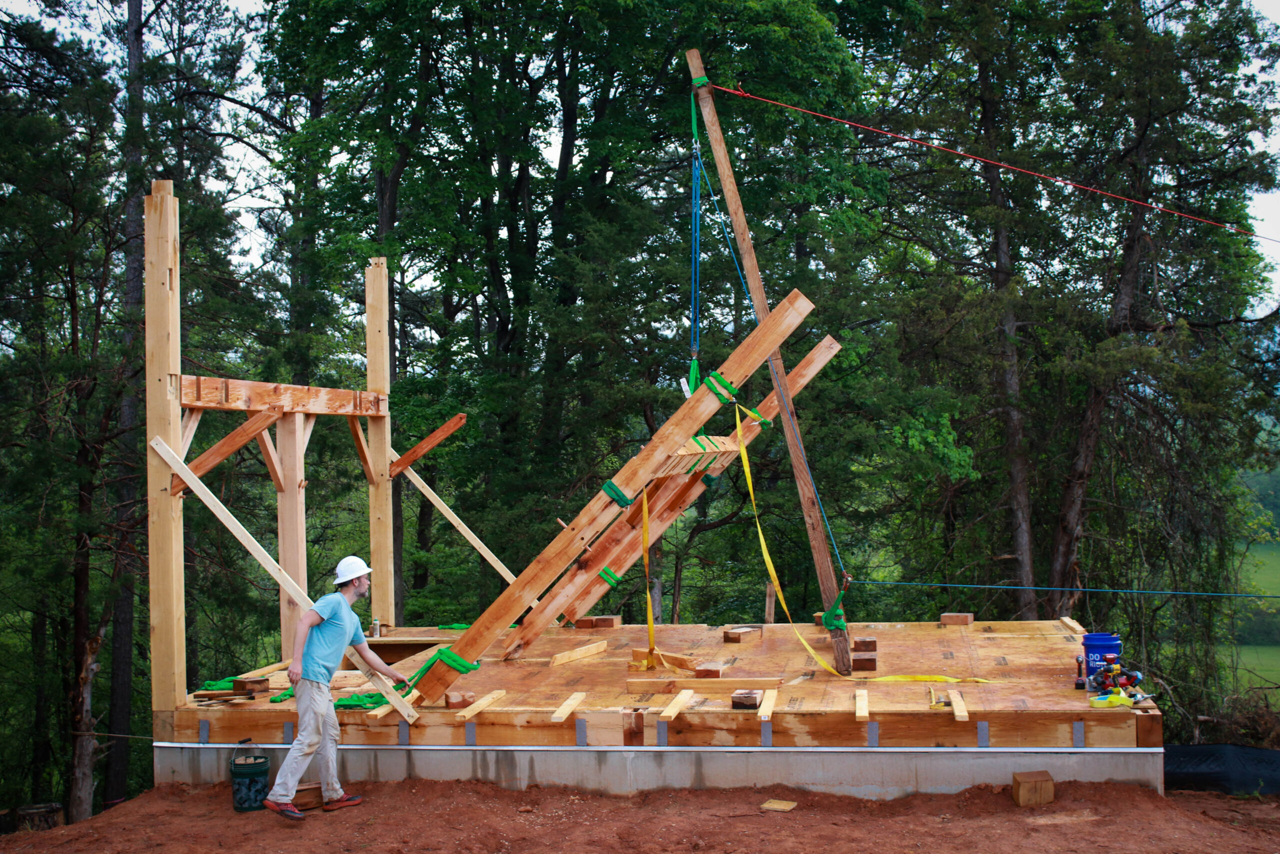 The Frame Goes Up